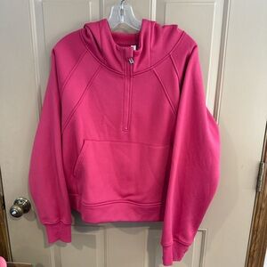 Cozy Pink Half-Zip Women's Hoodie